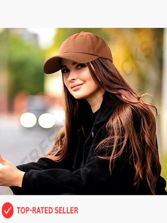 Satin Lined Unstructured Baseball Cap Silk Lining Washed Cotton Adjustable Dad main image 4
